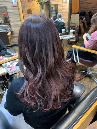 セミロング カラー 川名 充✂️のヘアスタイル
