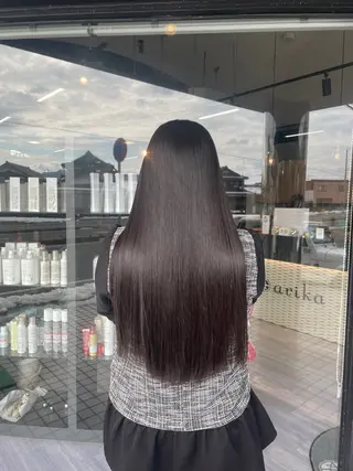 ロング マキノ キョウカのヘアスタイル