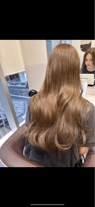 ロング カラー ダブルカラー🤍 髪質改善／原島のヘアスタイル