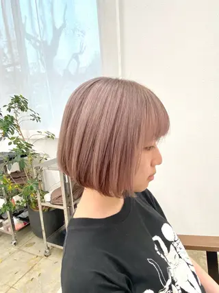 ショート カラー BOB🌟ハイトーン /ブリーチ/TAKUのヘアスタイル