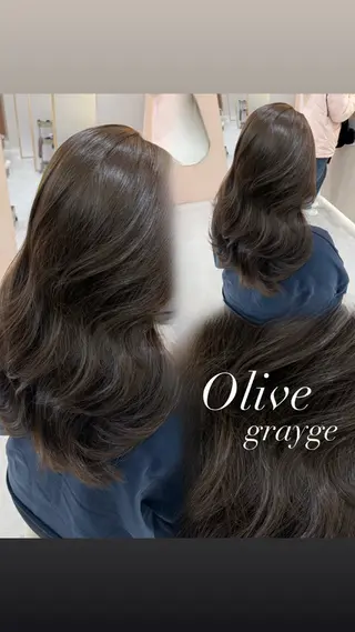 ロング カラー 🫧赤み消し＊艶髪 nanami🫧のヘアスタイル