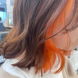 ミディアム akina＊ブリーチ ♡トレンドヘアのヘアスタイル