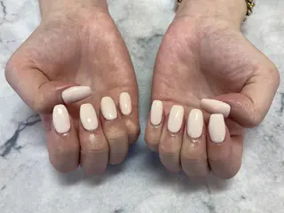 ネイル ネイルリボン 受付スタッフのネイルデザイン