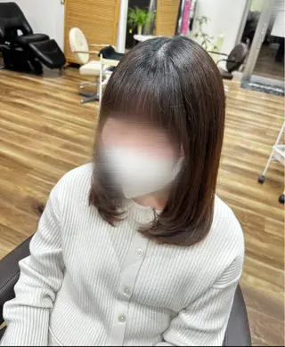 ミディアム 森 音遠のヘアスタイル