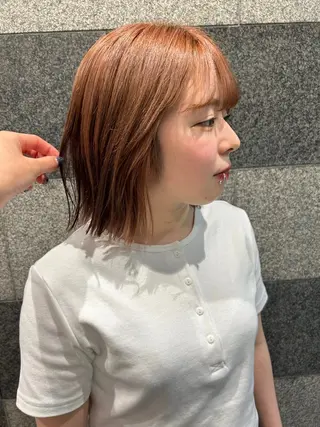 ミディアム morio コトミのヘアスタイル