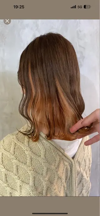 ミディアム カラー ALBUM ୨୧のヘアスタイル