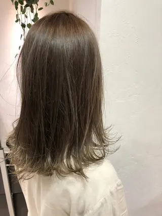 ミディアム カラー 🟩白髪ぼかし/ボブ /ショートヘア/大司のヘアスタイル