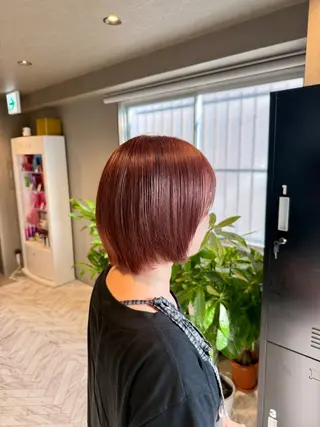 ショート ハイトーンカラー 縮毛矯正/ジャックのヘアスタイル