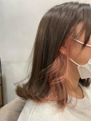 ミディアム 檜木 奈央のヘアスタイル