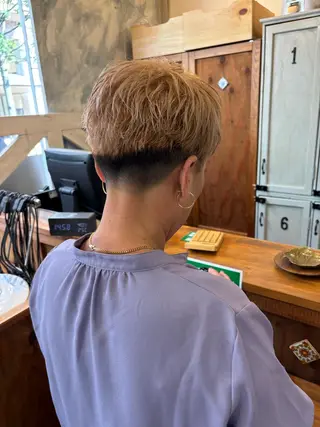 ミディアム メンズ 星野 りゅうきのヘアスタイル