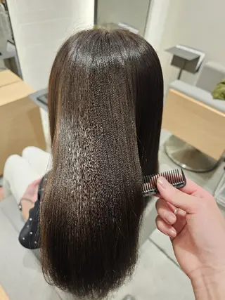 セミロング ✂髪質改善ストレート NO.1 深澤 颯斗のヘアスタイル