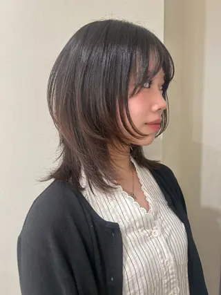 ミディアム hair&eye🎀 /momoKaのヘアスタイル