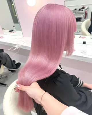 カラー ハイトーンカラー💞 くるみ🎀のヘアスタイル
