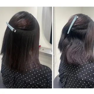 セミロング HARUKA/原宿 ショートカットモデルのヘアスタイル
