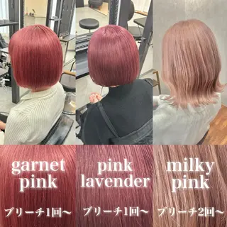 ミディアム カラー 井本翔太.髪質改善. ベージュ.グレージュのヘアスタイル