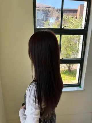セミロング 古川 心のヘアスタイル