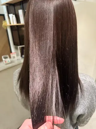 セミロング さかもと りくのヘアスタイル