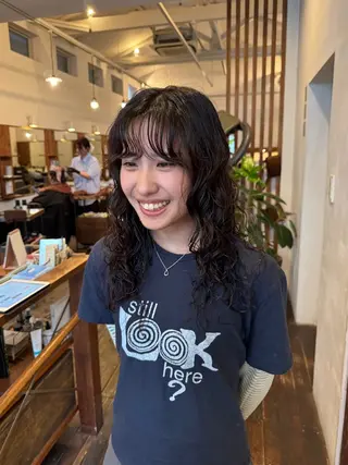 ロング パーマ MOK大阪梅田店 Asahiのヘアスタイル