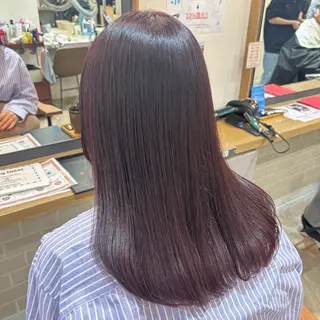 セミロング カラー 暖色/艶カラー🍑☆ /杉村夏希のヘアスタイル