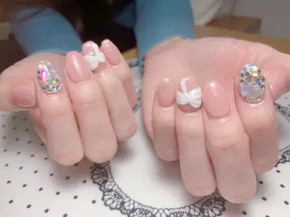 ネイル MiKi Nai池袋 長さだし得意のネイルデザイン