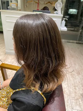 ミディアム パーマ Cherie所属・綾 【あや】のヘアスタイル