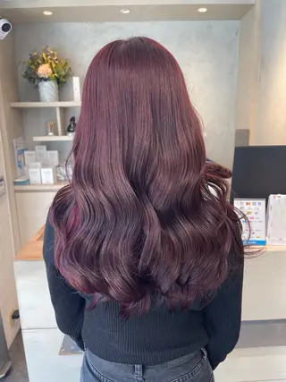 セミロング カラー 渡辺 杏斗龍のヘアスタイル