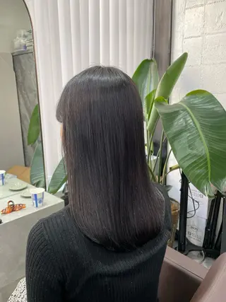 ミディアム カラー 川中 あいかのヘアスタイル