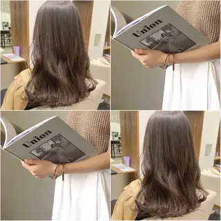 ロング カラー 【完全個室】髪質改善 暖色カラー/山崎唯奈のヘアスタイル