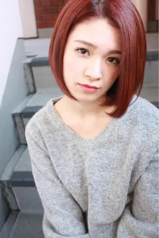 ショート カラー パーマ tuuli トゥーリのヘアスタイル