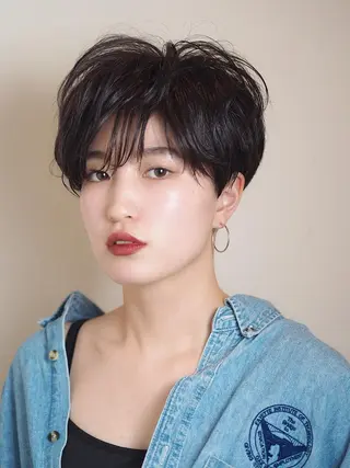 ショート パーマ 坂本 直樹のヘアスタイル