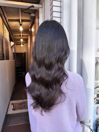 ロング パーマ 吉田 光佑のヘアスタイル