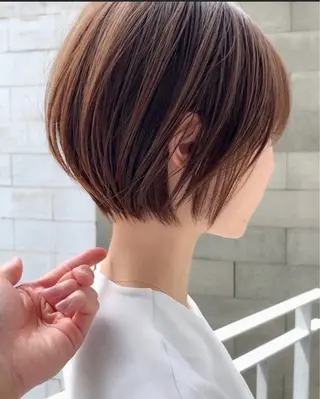 ショート WiLL JR茨木店所属・山口拓海 【顔周り小顔カット】のヘアスタイル