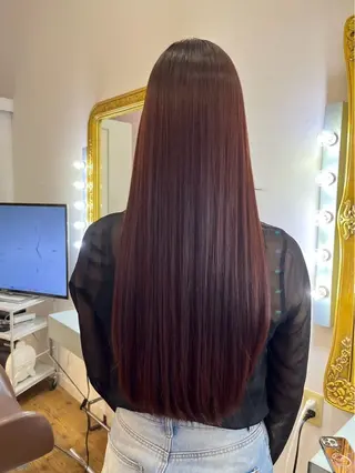 ロング 長谷川 賢治のヘアスタイル