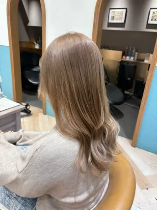 セミロング カラー 似合わせボブ💓/ 美髪縮毛✨豊嶋龍佑のヘアスタイル