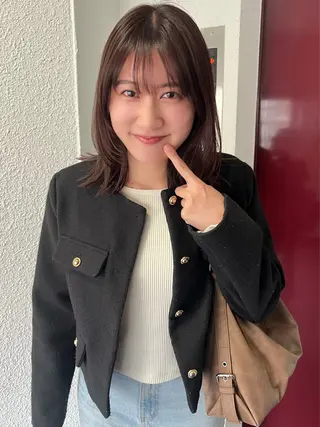 ミディアム haruka /透明感カラーのヘアスタイル