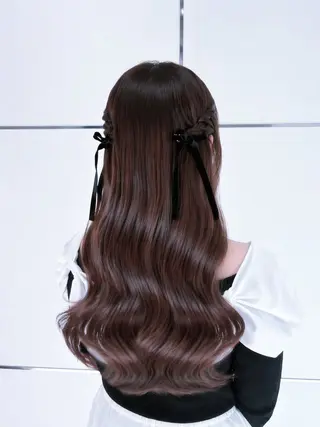 ロング ヘアアレンジ 🫧Maho【浦和】 艶カラー/ヘアメ🫧のヘアスタイル