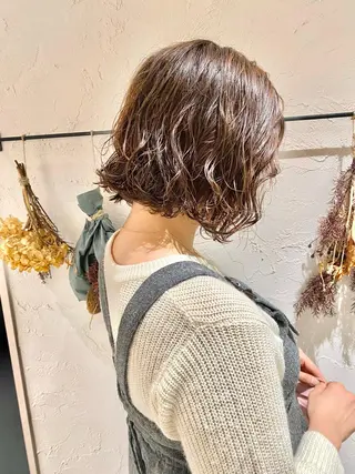 ショート パーマ パーマ特化 フシキサトシのヘアスタイル