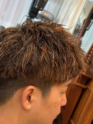 ショート カラー メンズ おしゃれ泥棒 石原メンズ特化美容師のヘアスタイル