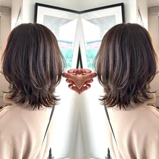 ミディアム カラー 神山 大樹✂︎宇都宮江曽島のヘアスタイル