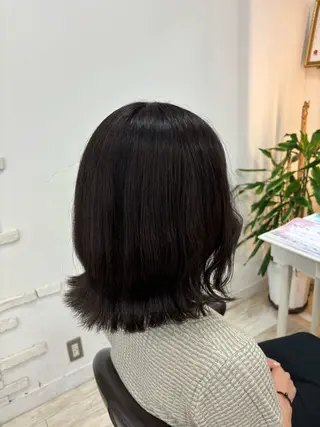 セミロング KEEN.渋沢/ 横溝小夏のヘアスタイル