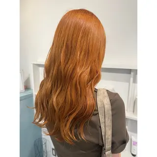 ロング カラー ブリーチモデル yumekaのヘアスタイル
