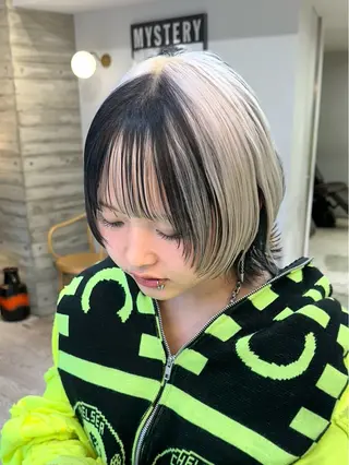 ショート ササキカズマ〻透明感 〻色落ち〻赤み消しのヘアスタイル