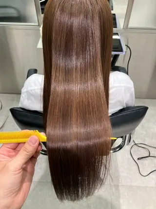 ロング 髪質改善/艶カラー 縮毛矯正/みほのヘアスタイル