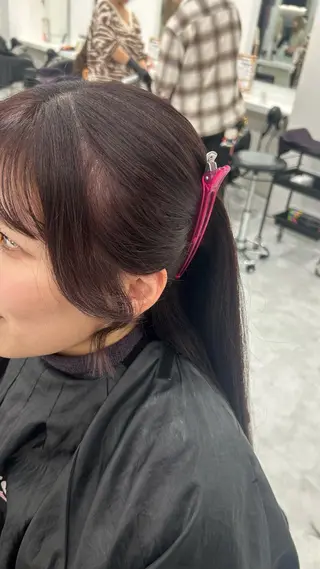 ロング カラー パーマ ヘアアレンジ メンズ キッズ 盛れ韓国ハイトーン 🎀Himari🎀のヘアスタイル