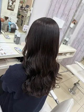 セミロング 【髪質改善カラー】 あむ·. ⟡ 🖤のヘアスタイル