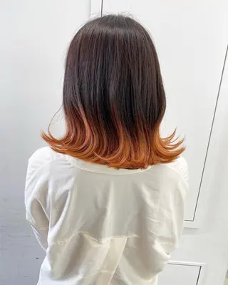 ミディアム カラー 【公式】amble luxe 中野のヘアスタイル