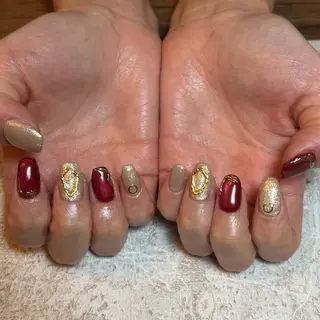 ネイル 自由が丘サロン あやめ💅のネイルデザイン