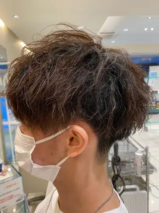 メンズ メンズパーマ 副店長ユウタのヘアスタイル