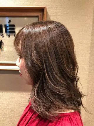 ミディアム 神田 澪史のヘアスタイル
