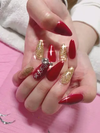 ミディアム ネイル 《LB》ラブリエ Nail&eyeのマツエク・マツパデザイン